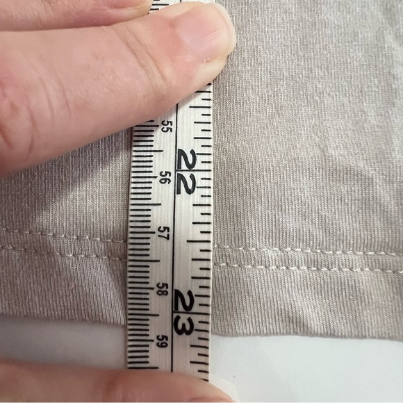 Eileen Fisher Womens Fine Jersey Mock Turtleneck Size Small Sleeveless Bone - Picture 10 of 12